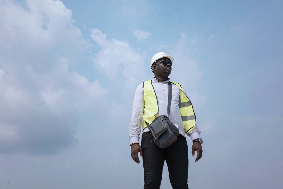 Infrastructure construction site